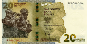 2022 - Polska - 20 zł - Ochrona polskiej granicy wschodniej