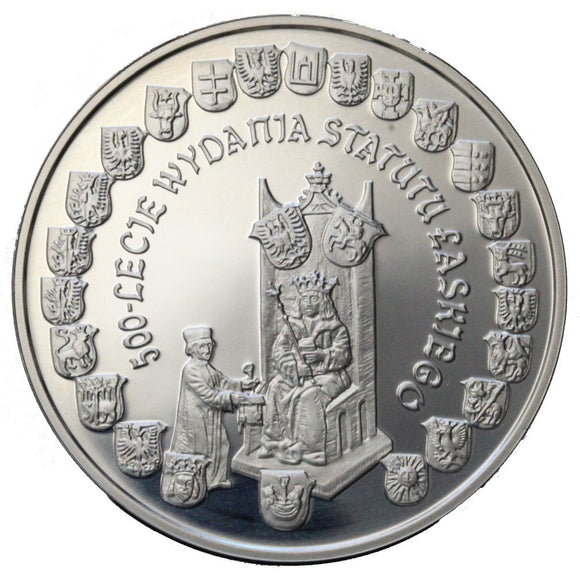 2006 - Polska - 10 zł - 500-lecie Wydania Statutu Łaskiego