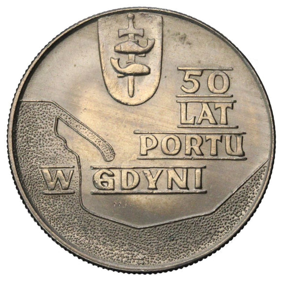 1972 - Polska - 10 zł - 50 Lat Portu w Gdyni