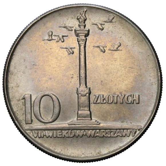 1965 - Polska - 10 zł - Kolumna Zygmunta