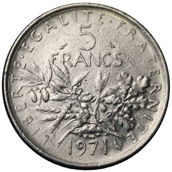 1971 - Francja - 5 Franków – cnkorlacki