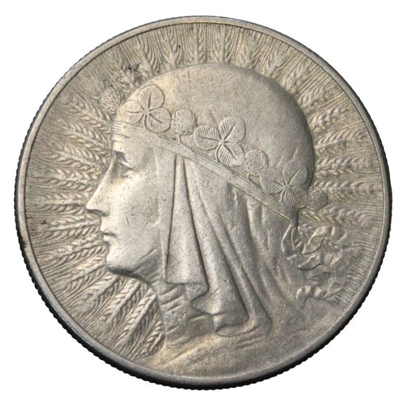 1933 - Polska - 10 zł - Polonia (Głowa Kobiety)