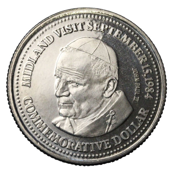 1984 - Medal - Jan Paweł II - Midland Wrzesień 1984