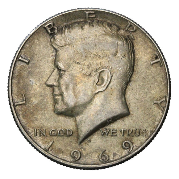 1969 - USA - 1/2 Dolara - Kennedy Half Dollar