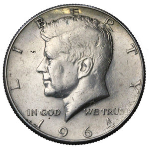 1964 - USA - 1/2 Dolara - Kennedy Half Dollar