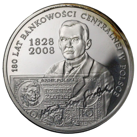 2009 - Polska - 10 zł - 180 Lat Bankowości Centralnej w Polsce