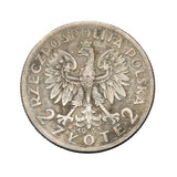 1933 - Polska - 2 zł - Polonia (Głowa Kobiety)