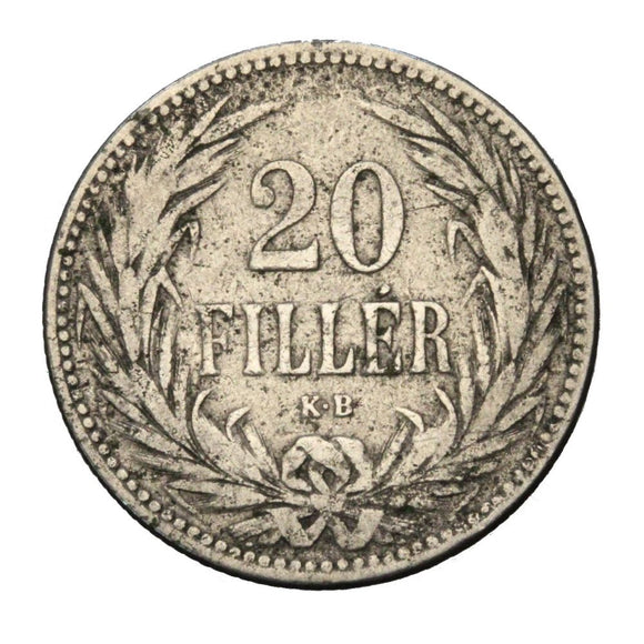 1893 - Węgry - 20 Filler