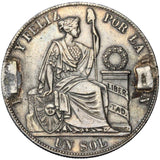 1881 - Peru - 1 Sol