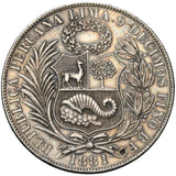 1881 - Peru - 1 Sol