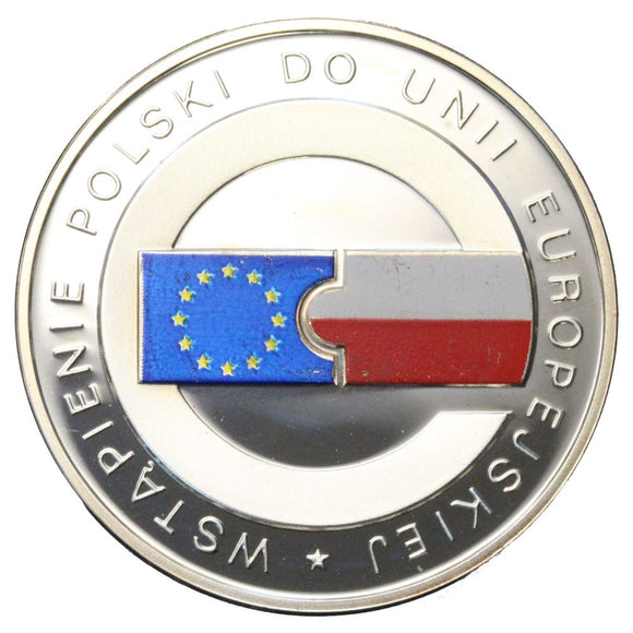 2004 - Polska - 10 zł - Wstąpienie Polski do Unii Europejskiej