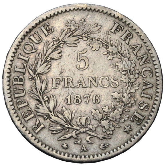 1876 - Francja - 5 Franków