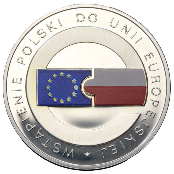 2004 - Polska - 10 zł - Wstąpienie Polski do Unii Europejskiej