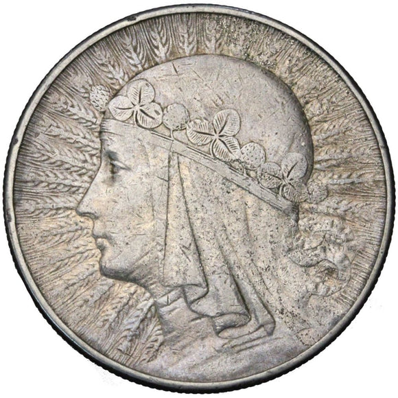 1932 - Polska - 10 zł - Polonia (Głowa Kobiety)