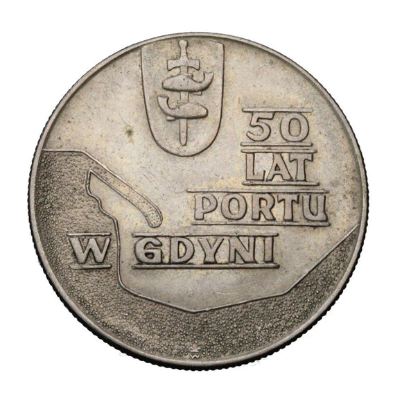 1972 - Polska - 10 zł - 50 Lat Portu w Gdyni