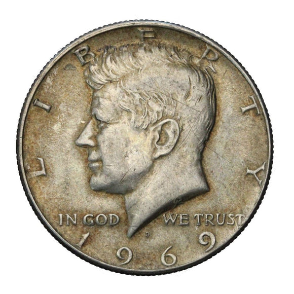 1969 - USA - 1/2 Dolara - Kennedy Half Dollar