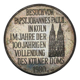 1980 - Medal - Niemcy - Jan Paweł II - Jan Paweł II w Kolonii