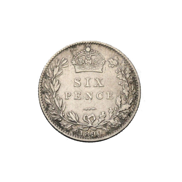 1890 - Wielka Brytania - 6 Pensów