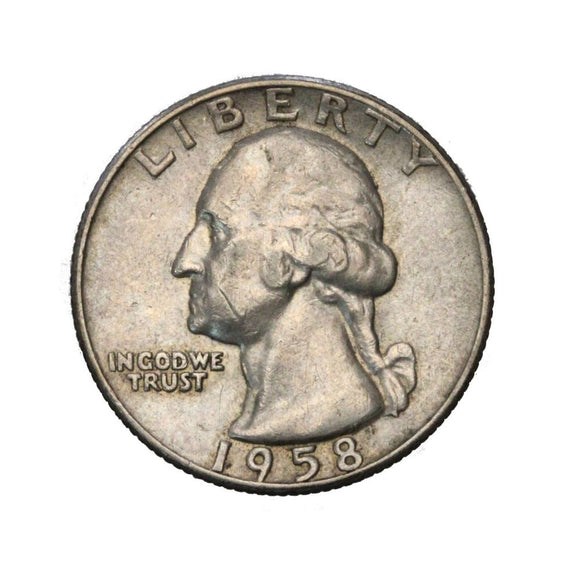 1958 - USA - 1/4 Dolara - Washington Quarter Dollar