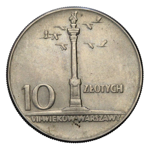 1965 - Polska - 10 zł - Kolumna Zygmunta