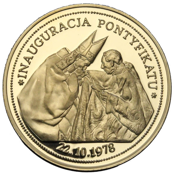 Medal - Inauguracja pontyfikatu - Jan Paweł II-Karol Wojtyła