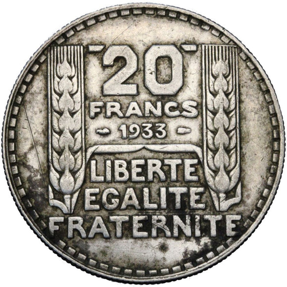 1933 - Francja - 20 Franków