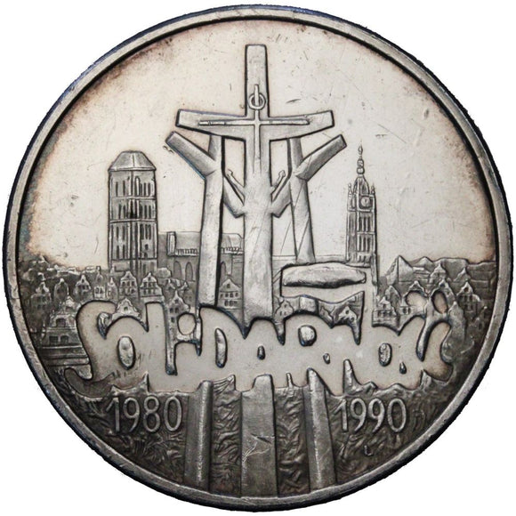 1990 - Polska - 100000 zł - Solidarność 1980 - 1990