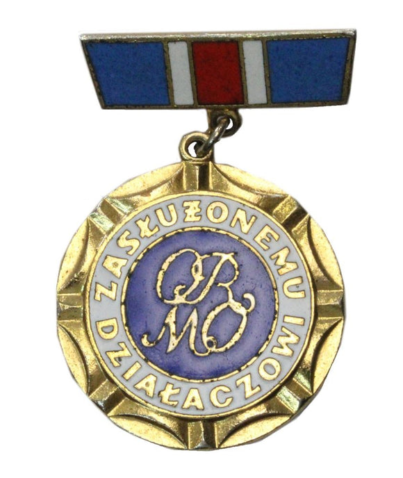 Medal - Zasłużonemu działaczowi ORMO