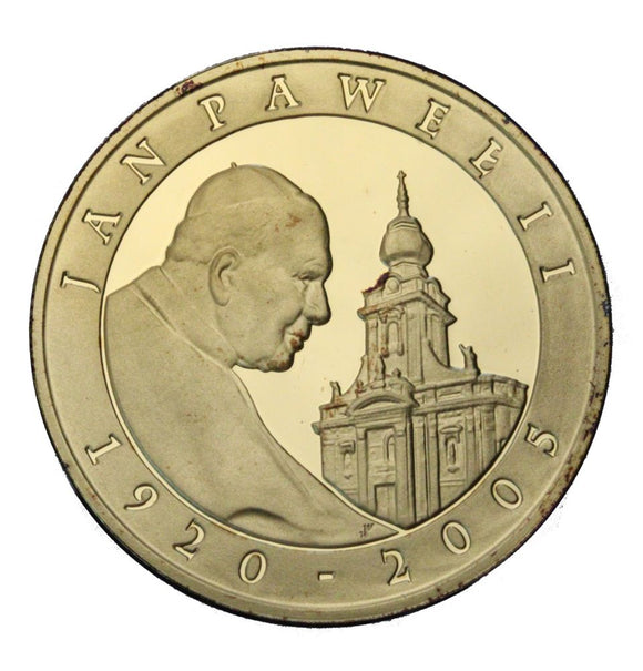 2005 - Polska - 10 zł - Jan Paweł II - 1920-2005 - rewers pozłacany