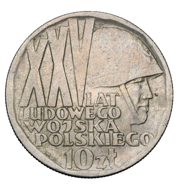 1968 - Polska - 10 zł - XXV Lat Ludowego Wojska Polskiego