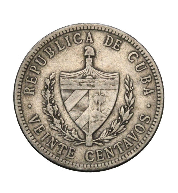 1915 - Kuba - 20 Centavos