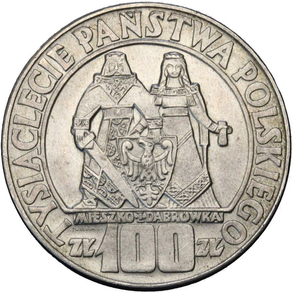 1966 - Polska - 100 Złotych - Mieszko i Dąbrówka