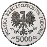 1989 - Polska - 5000 zł - Ratujemy Zabytki Torunia