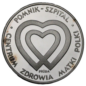 1986 - Polska - 1000 zł - Pomnik - Szpital - Centrum Zdrowia Matki Polki - próba