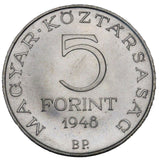 1948 - Węgry - 5 Forint - Sandor Petofi