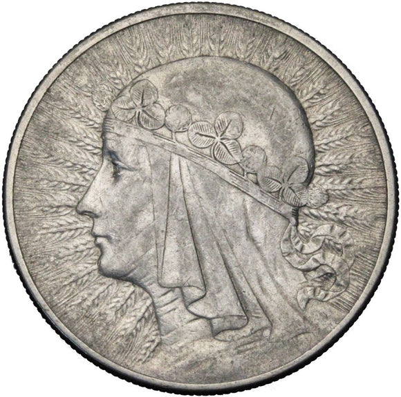 1932 - Polska - 10 zł - Polonia (Głowa Kobiety)