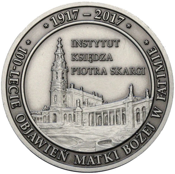 2017 - Medal - 100-lecie Objawień Fatimskich