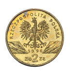 1996 - Polska - 2 zł - Jeż