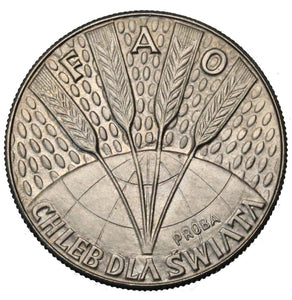 1971 - Polska - 10 zł - FAO - Chleb Dla Świata - próba