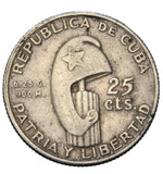 1953 - Kuba - 25 Centavos