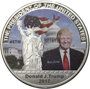 2017 - Medal - USA - Donald Trump