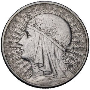 1932 - Polska - 10 zł - Polonia (Głowa Kobiety)