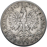 1932 - Polska - 10 zł - Polonia (Głowa Kobiety)