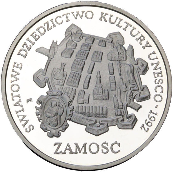 1993 - Polska - 300000 zł - UNESCO 1992 - Zamość