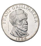 1964 - Austria - 25 Szylingów - Franz Grillparzer