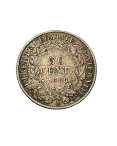 1888 - Francja - 50 Centimes