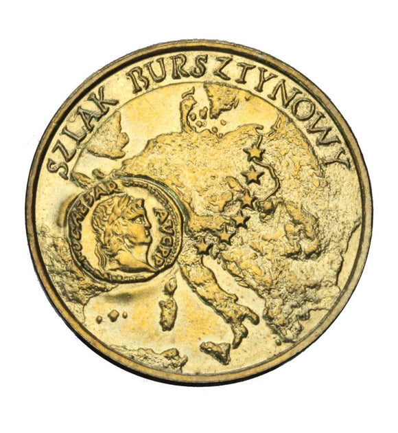 2001 - Polska - 2 zł - Szlak Bursztynowy