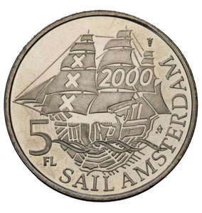 2000 - Żeton - Holandia - 5 Florijn - Sail Amsterdam 2000