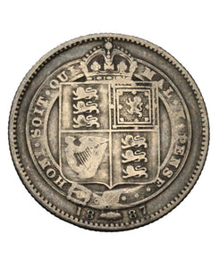 1887 - Wielka Brytania - 1 Szyling
