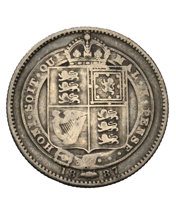 1887 - Wielka Brytania - 1 Szyling